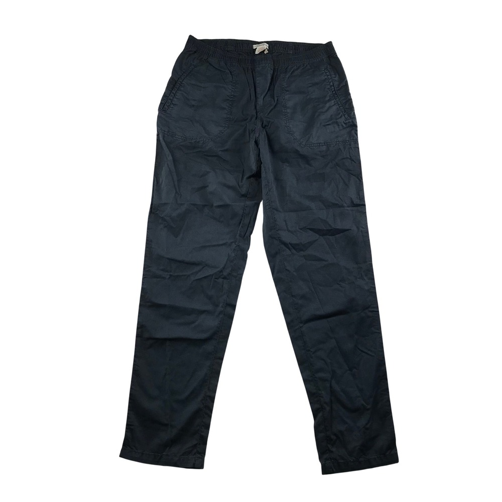 Carbon 2 Cobalt Womens Navy Blue Elastic Waist Cotton Stretch Pants Size 6